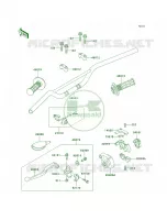 Handlebar per Kawasaki KX80 1998