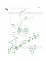 Kickstarter Mechanism per Kawasaki KX80 1998