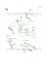 LabelsKX80 W2 per Kawasaki KX80 1998