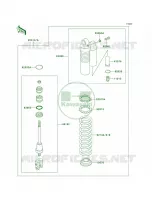 Shock Absorbers per Kawasaki KX80 1998