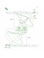 Side Covers per Kawasaki KX80 1998