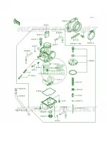 Carburetor per Kawasaki KX500 1997