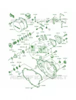 Engine Covers per Kawasaki KX500 1997