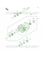 Front Hub per Kawasaki KX500 1997