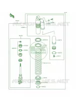 Shock Absorbers per Kawasaki KX500 1997