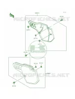 Side Covers per Kawasaki KX500 1997