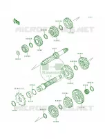 Transmission per Kawasaki KX500 1997