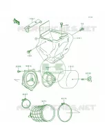 Air Cleaner per Kawasaki KX80 1997