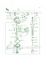 Carburetor per Kawasaki KX80 1997