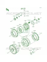 Clutch per Kawasaki KX80 1997