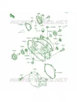 Engine Covers per Kawasaki KX80 1997