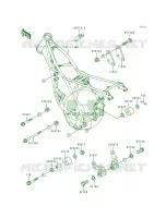 Frame Fittings per Kawasaki KX80 1997