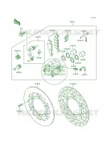 Front BrakeKX80 R7 per Kawasaki KX80 1997