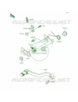 Gear Change Mechanism per Kawasaki KX80 1997