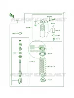 Shock Absorbers per Kawasaki KX80 1997
