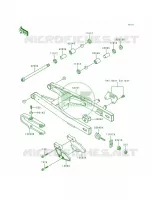 Swingarm per Kawasaki KX80 1997