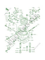 Cylinder HeadCylinder per Kawasaki KX125 1996