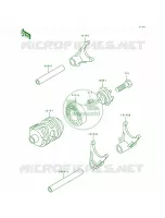 Change DrumShift Fork per Kawasaki KX80 1991