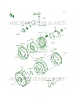Clutch per Kawasaki KX80 1991