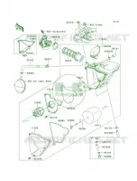 Air Cleaner per Kawasaki KLX140L 2008