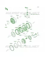 Clutch per Kawasaki KLX140L 2008