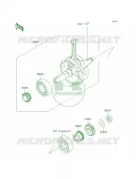 Crankshaft per Kawasaki KLX140L 2008