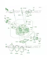 Cylinder HeadBAFBBF per Kawasaki KLX140L 2008