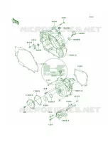 Engine Covers per Kawasaki KLX140L 2008