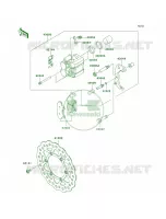 Front Brake per Kawasaki KLX140L 2008