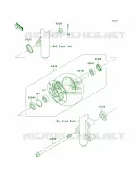 Front Hub per Kawasaki KLX140L 2008