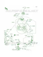 Fuel Tank per Kawasaki KLX140L 2008