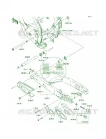 Swingarm per Kawasaki KLX140L 2008