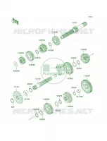 TransmissionB8F B9FA per Kawasaki KLX140L 2008