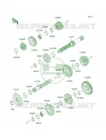TransmissionBAFBBF per Kawasaki KLX140L 2008