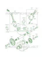 Crankshaft per Kawasaki Vulcan 900 Classic LT 2013