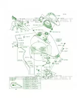 Fuel TankDCF DFF per Kawasaki Vulcan 900 Classic LT 2013