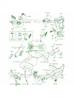 Ignition SwitchLocksReflectors per Kawasaki Vulcan 900 Classic LT 2013