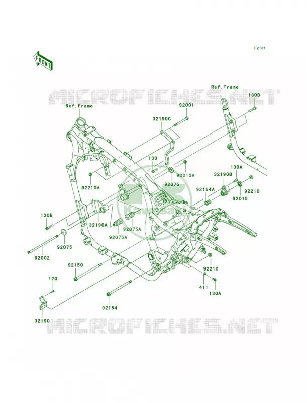 Frame Fittings Kawasaki MOTOS 1700 2012 Vulcan 1700 Nomad  VN1700CCF