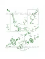 Crankshaft per Kawasaki Vulcan 900 Custom 2012