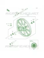 Front Wheel per Kawasaki Vulcan 900 Custom 2012