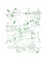 Ignition SwitchLocksReflectors per Kawasaki Vulcan 900 Custom 2012
