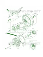 Rear WheelChain per Kawasaki Vulcan 900 Custom 2012