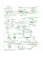 DecalsBlackGraystoneBCF per Kawasaki Vulcan 1700 Voyager ABS 2011