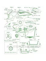DecalsBlackRedBAF per Kawasaki Vulcan 1700 Voyager ABS 2011