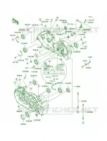 Crankcase per Kawasaki Vulcan 2000 2009
