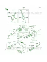 Crankshaft per Kawasaki Vulcan 2000 2009
