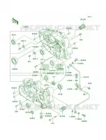 Crankcase per Kawasaki ELIMINATOR 125 2009