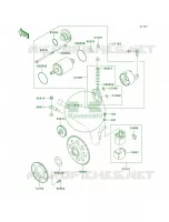 Starter Motor per Kawasaki ELIMINATOR 125 2009