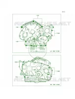 Crankcase Bolt Pattern per Kawasaki Vulcan 900 Custom 2009