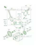 Crankshaft per Kawasaki Vulcan 900 Custom 2009
